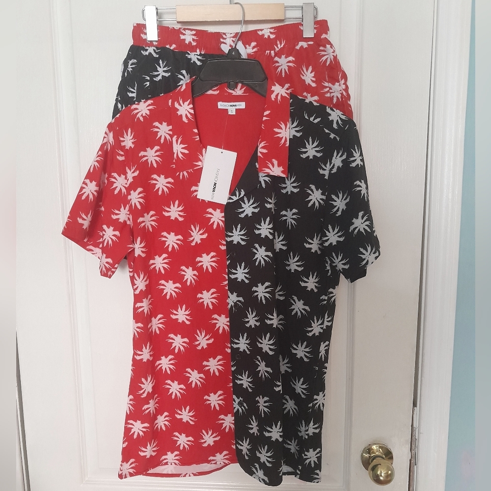 Fashion Nova Red Men's Set